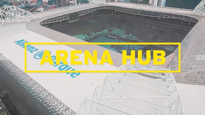 Arena Hub evento de lançamento