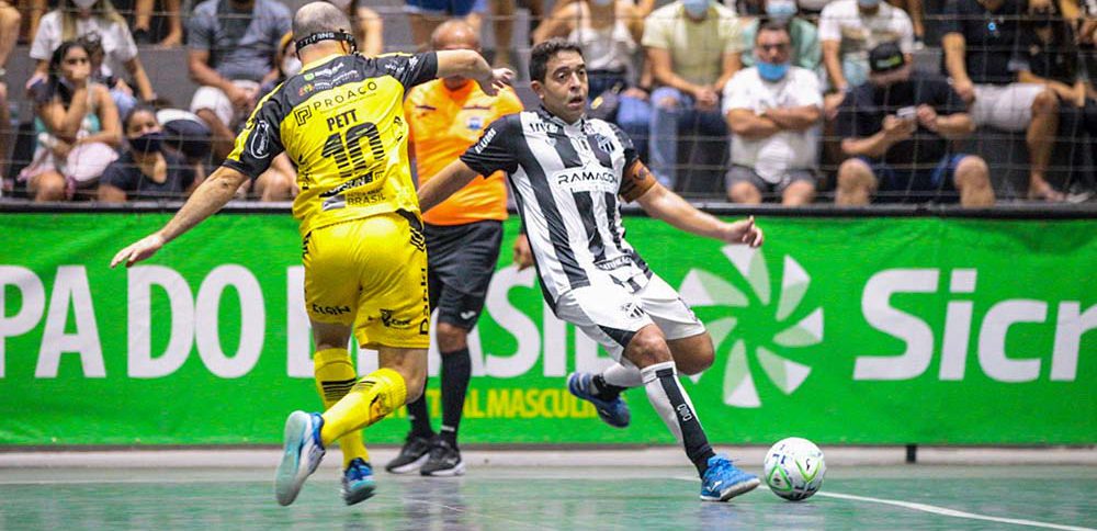 No último domingo (19), tivemos o jogo de ida da grande final da Copa do Brasil de Futsal entre Ceará e Jaraguá, no Ginásio Vozão.