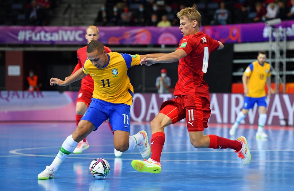 Na tarde dessa quinta-feira (16) o Brasil enfrentou a República Checa em sua segunda partida da Copa do Mundo de Futsal, e venceu por 4 a 0.